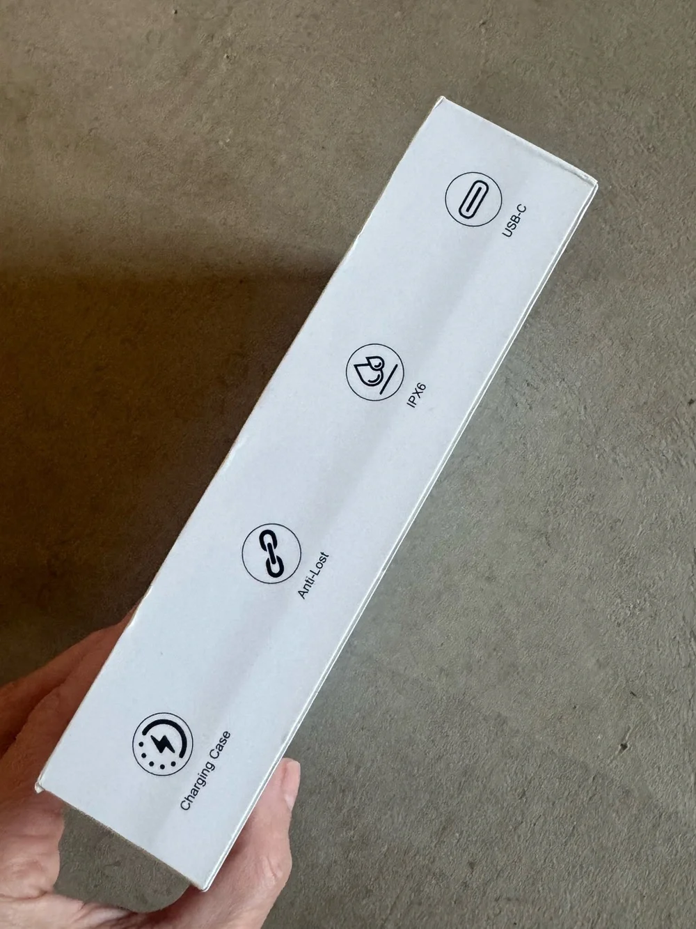 NIB Aminy White Anti-lost and Charging Neckband for Air Pods Pro